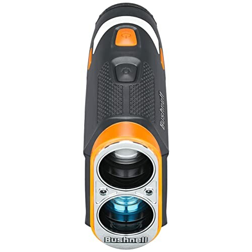 Bushnell laser rangefinder with orange and black design