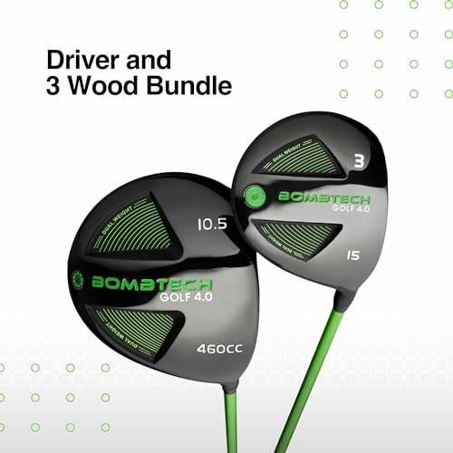 Driver and 3 wood golf club bundle.